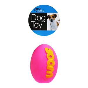 Juguete sonoro para perro de varios diseños fabricado en caucho suave con sonido juguetón al aplastarlo - DUKES