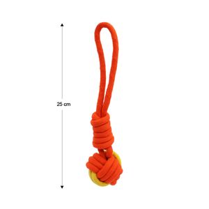 Juguete masticador de 25 cm fabricado a base de cuerda de nylon super resistente a mordiscos - DOGS COLLECTION