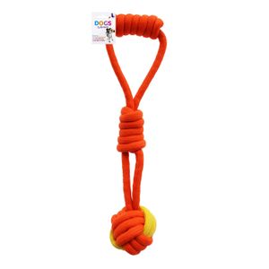 Juguete masticador de 30 cm fabricado a base de cuerda de nylon super resistente a mordiscos agresivos - DOGS COLLECTION