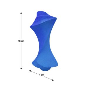 Juguete para perros elaborado en caucho natural semi rígido de 16 cm de forma similar a hueso - VIDA DE PERRO