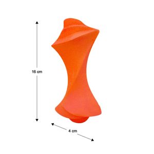 Juguete para perros elaborado en caucho natural semi rígido de 16 cm de forma similar a hueso - VIDA DE PERRO