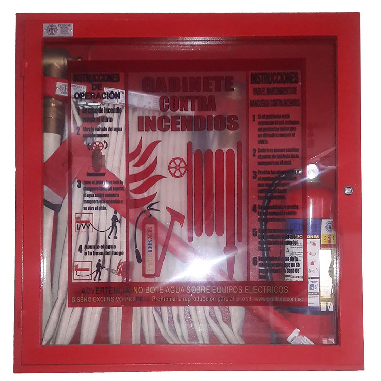 Kit Gabinete Contra Incendios 10Pzas Mg 30Mtro - CAMEIN - Kywi