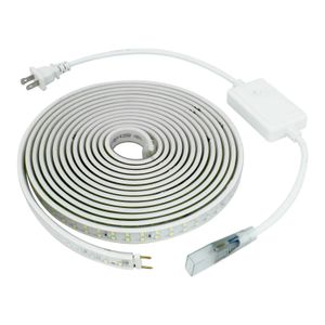 Kit de manguera LED plana no adhesiva de doble hilera LED de 5 metros de luz amarilla (cálida) - LSC