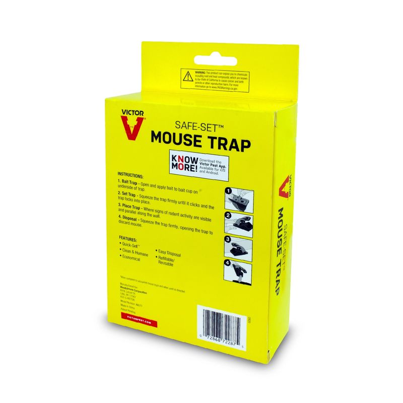 Trampa-para-ratones-plastica-pequeña-de-accionamiento-mecanico-mediante-impulso-de-presion--pack-x-2