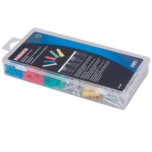 Kit Tacos Plasticos Y Tornillos 285Pc - MINTCRAFT