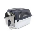 Transportador-para-perros-de-plastico-con-ventilas-de-flujo-de-aire-y-puerta-metalica.-Ideal-para-razas-mini-a-pequeñas