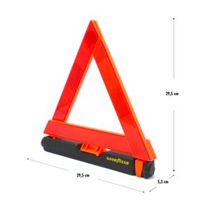 Triangulo D/Seguridad Plas 29Cm Goodyear - GOODYEAR