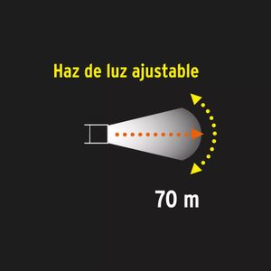 Linterna de aluminio 1 LED 130 lm recargable - TRUPER
