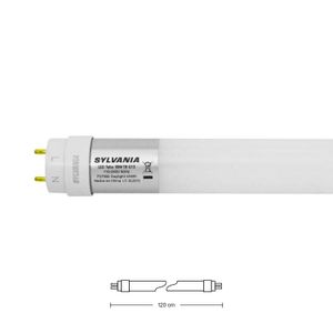 Tubo Led Vidrio T8 18W 6500K 100-240V L/Bla - SYLVANIA
