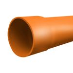 Tubo-Pvc-Tel-Elec-S-Emp-110Mm6Mt-Naran-Liso
