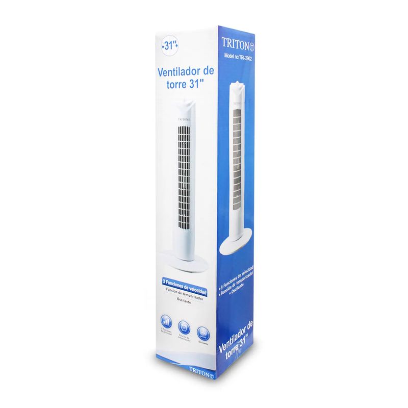 Ventilador-de-torre-de-31-pulgadas-oscilatorio-con-2-manijas-que-regulan-la-velocidad-movimientos-y-temporizador
