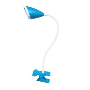 Lampara D/Escritorio Led Clip Azul - JFK