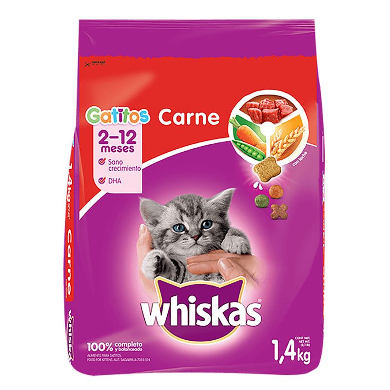 Whiskas-Gatitos-Carne-Seco-Mx1.4Kg