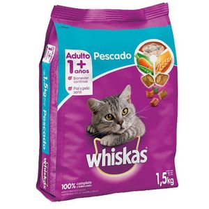 Whiskas Pescado Seco Mx 1,5Kg - WHISKAS