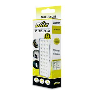 Lampara Emergencia 30 Leds-Smd-Slim - BLITZ