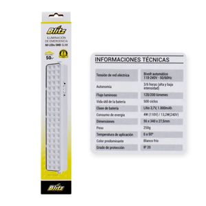 Lampara Emergencia 60 Leds - BLITZ