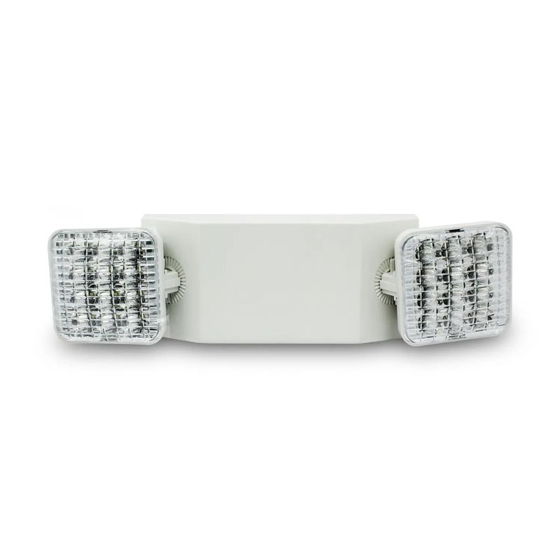 Lampara-de-emergencia-para-interiores-con-2-focos-LED-direccionables-de-luz-blanca.-Operacion-de-bateria--180-minutos