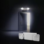 Lampara-de-emergencia-para-interiores-con-2-focos-LED-direccionables-de-luz-blanca.-Operacion-de-bateria--180-minutos