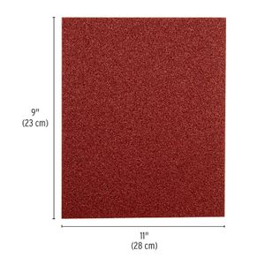 Lija de esmeril roja grano 40 de óxido de aluminio - TRUPER