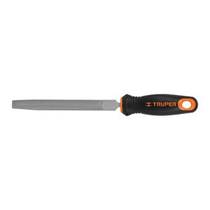 Lima media caña bastarda 6" mango doble inyección - TRUPER