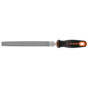 Lima media caña bastarda 8" mango doble inyección - TRUPER