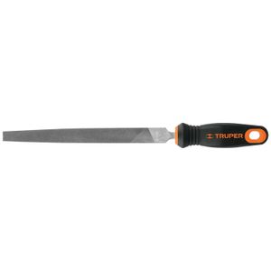 Lima plana muza 8" con mango doble inyección - TRUPER