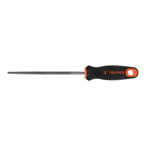 Lima redonda bastarda 6" con mango doble inyección - TRUPER