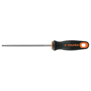 Lima redonda muza 6" con mango doble inyección - TRUPER