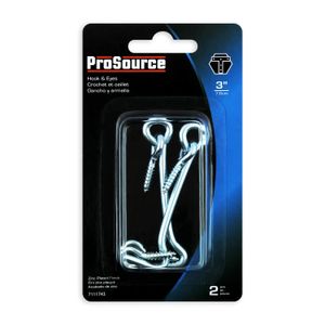 Picaporte Gancho 3" Zincado - PROSOURCE