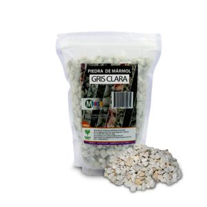 Piedra Decorativa Gris Claro 900G Mabessa - MABESSA