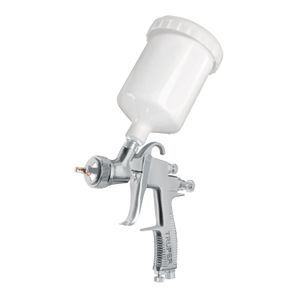 Pistola p/pintar gravedad LVLP vaso plástico, 1.7 mm - TRUPER