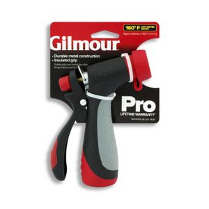 Pistola pulverizadora de agua metálica INDUSTRIAL para agua caliente con empuñadura ergonómica de agarre confortable - GILMOUR