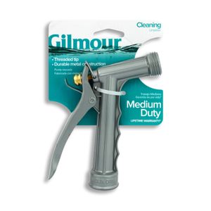 Pistola pulverizadora de agua metálica pequeña tipo jet de alta presión con punta roscada para manguera - GILMOUR