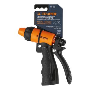Pistola para riego de 2 funciones plástica con recubrimiento - TRUPER