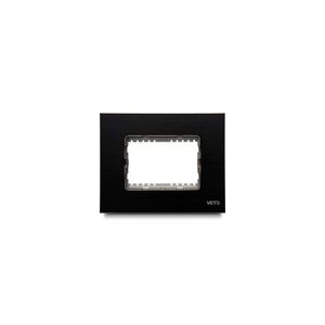 Placa 3H Dark Aluminiun Plura Veto - VETO