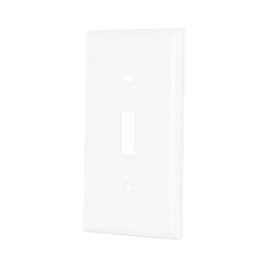 Placa de ABS para interruptor vertical, Standard, blanco - VOLTECK