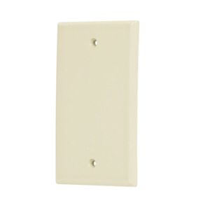 Placa de ABS ciega, Standard, marfil - VOLTECK