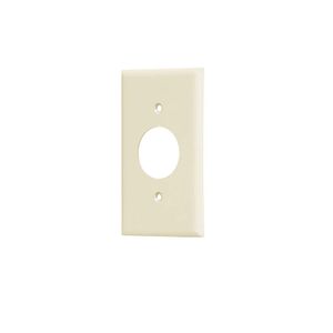 Placa de ABS para contacto redondo, Standard, marfil - VOLTECK
