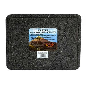 Plancha Piedra Volcanica P/Asar 40X30Cm - CRATER