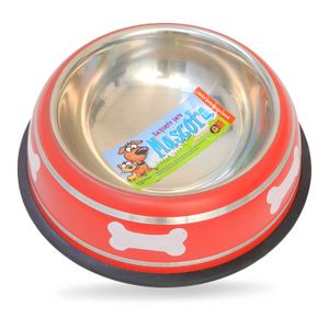 Plato Avero Inox P/Perro C/Base Vanderpe - VANDER PET