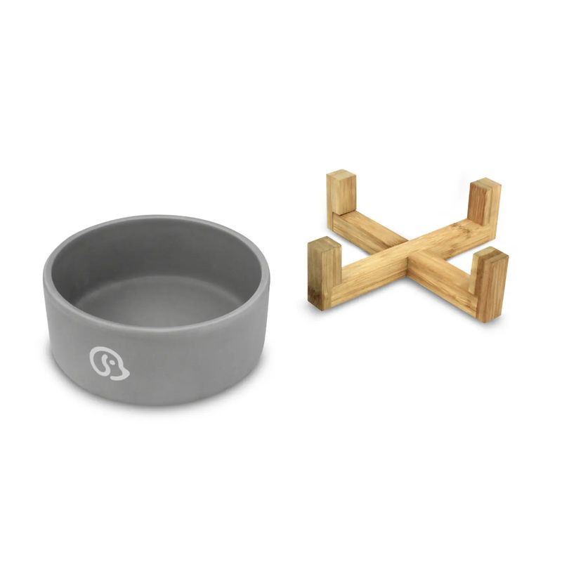 Plato-para-perro-ceramico-de-15.5-cm-con-base-de-bambu.-Ideal-para-colocar-en-el-croquetas-agua-u-otro-tipo-de-alimento