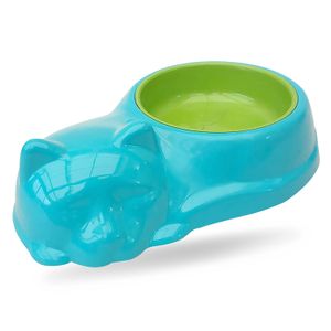 Plato Plastico P/Gato V/Colores Vanderpe - VANDER PET