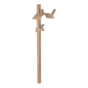 Soporte para manguera metálico de 107 cm de alto para patios, jardínes, etc; permitiendo enrollar hasta 45 m de manguera - LANDSCAPERS