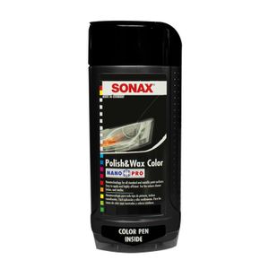 Pulimento y cera carnauba natural para todas las pinturas coloradas y metalizadas. 500 ml - SONAX