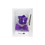 Rosa-Preservada-Violeta-En-Copa-Cristal