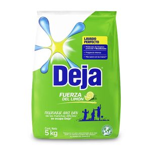 Detergente Deja Polvo Pod/R Limon 5Kg - DEJA