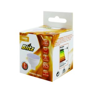 Dicroico Led Mr16 7W L/Amarilla Blitz - BLITZ