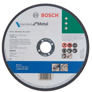 Disco Corte Metal 180X1,6X22,23Mm Bosch - BOSCH