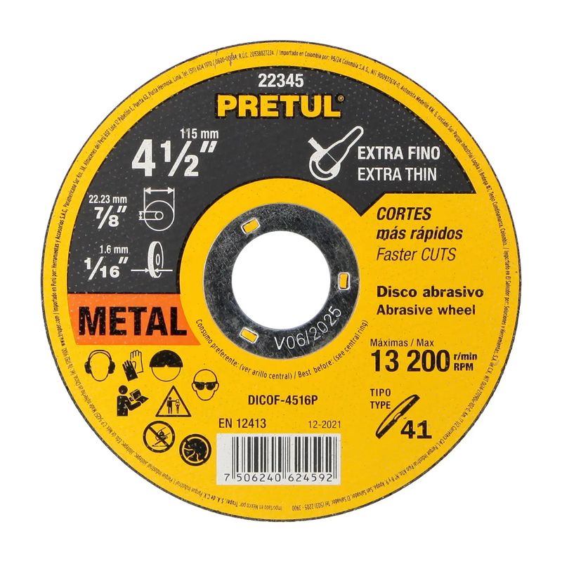 Disco-Corte-Metal-4-1-2-X1.6Mm-Pretul