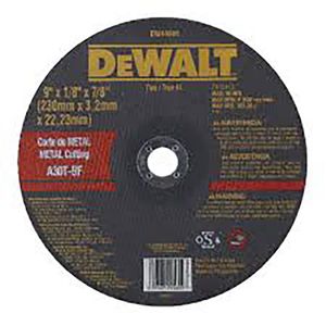 Disco Corte Metal 9X1/8X7/8 Dewalt - DEWALT